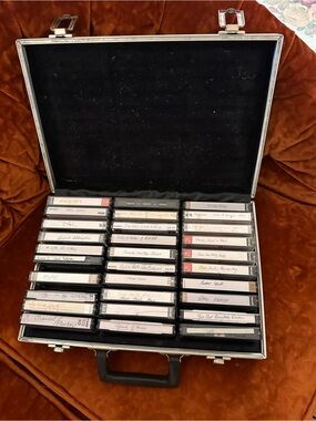 Vintage #2 Cassette Mix Tape Collection in Case - Mostly Classic Rock & Country